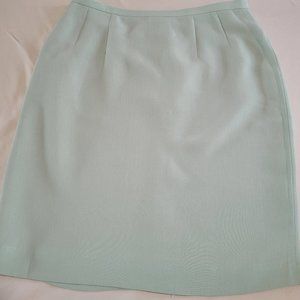 Mint Green Lined Skirt